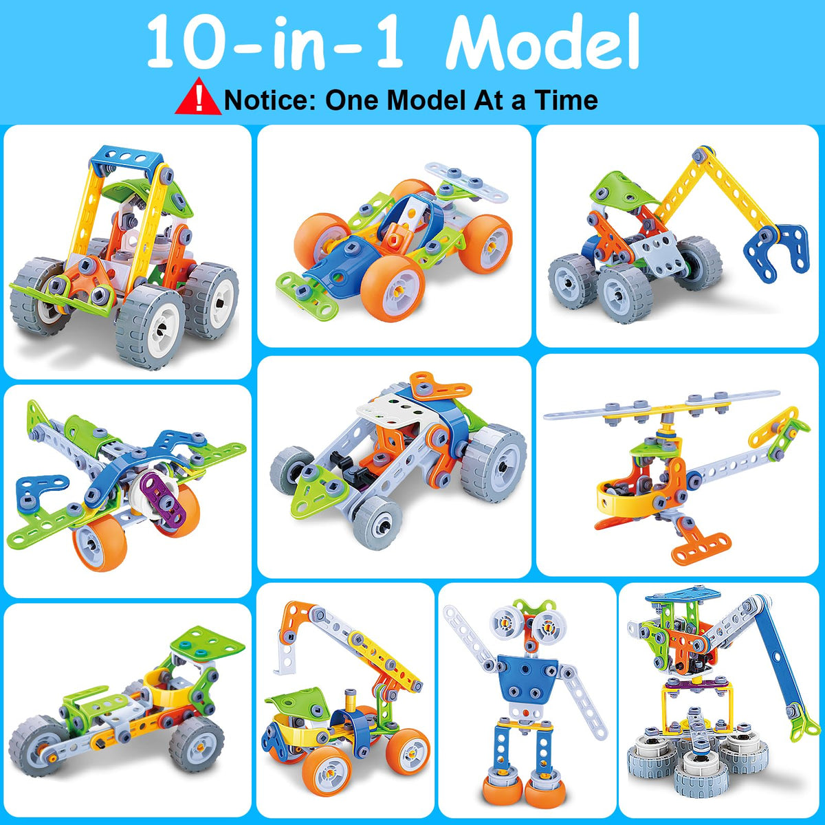 Tsomtto 10-in-1 stem toy plane model sparks imaginative flight design.