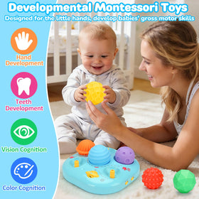 Tsomtto Montessori-inspired design promotes independent exploration with safe, rounded edges.