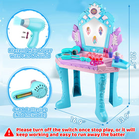 Tsomtto makeup accessories set offers diverse pretend tools for creative grooming play.