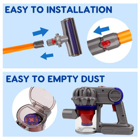 Tsomtto Kids Vacuum in action to boost interactive cleaning skills