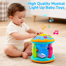 Tsomtto three-wheel crawling toy encourages movement and discovery.