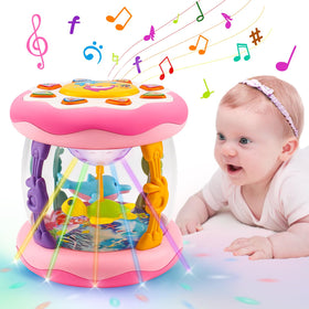 Tsomtto ocean projector for babies 0-6 months with soothing lights and melodies