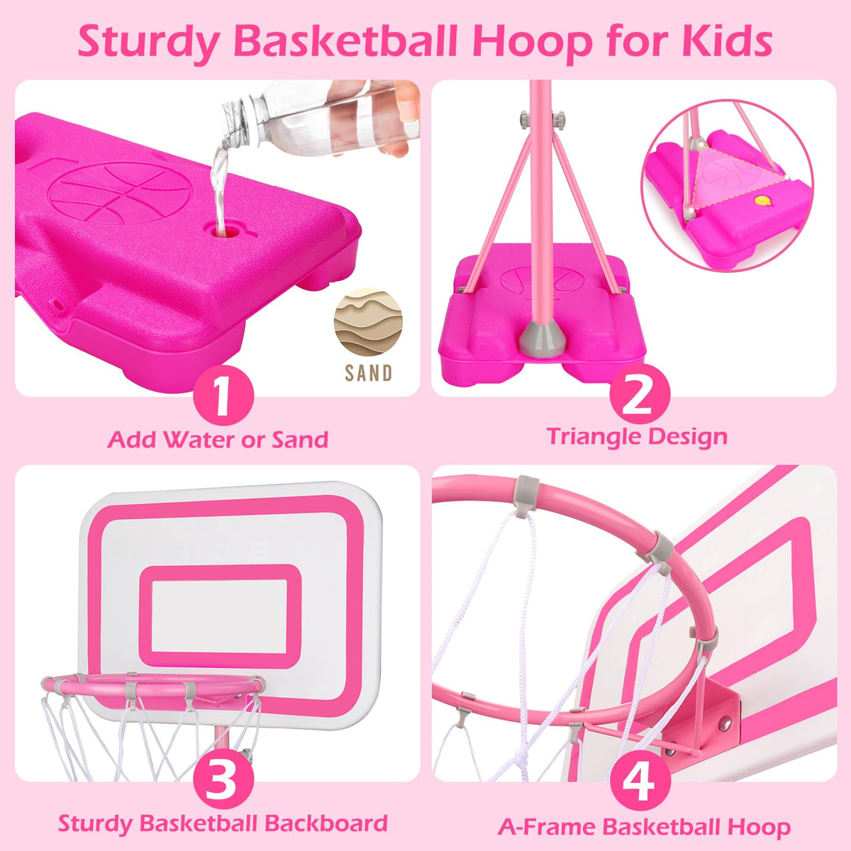 Tsomtto pink hoop makes a delightful gift for birthdays and holidays