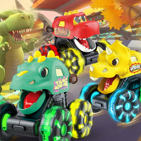 Tsomtto dinosaur trucks make a fun portable gift pack.