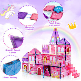 Tsomtto Princess Magnatiles gate patterns enhance design variety and spatial thinking