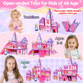 Tsomtto Princess Magnatiles princess figure encourages storytelling and role play