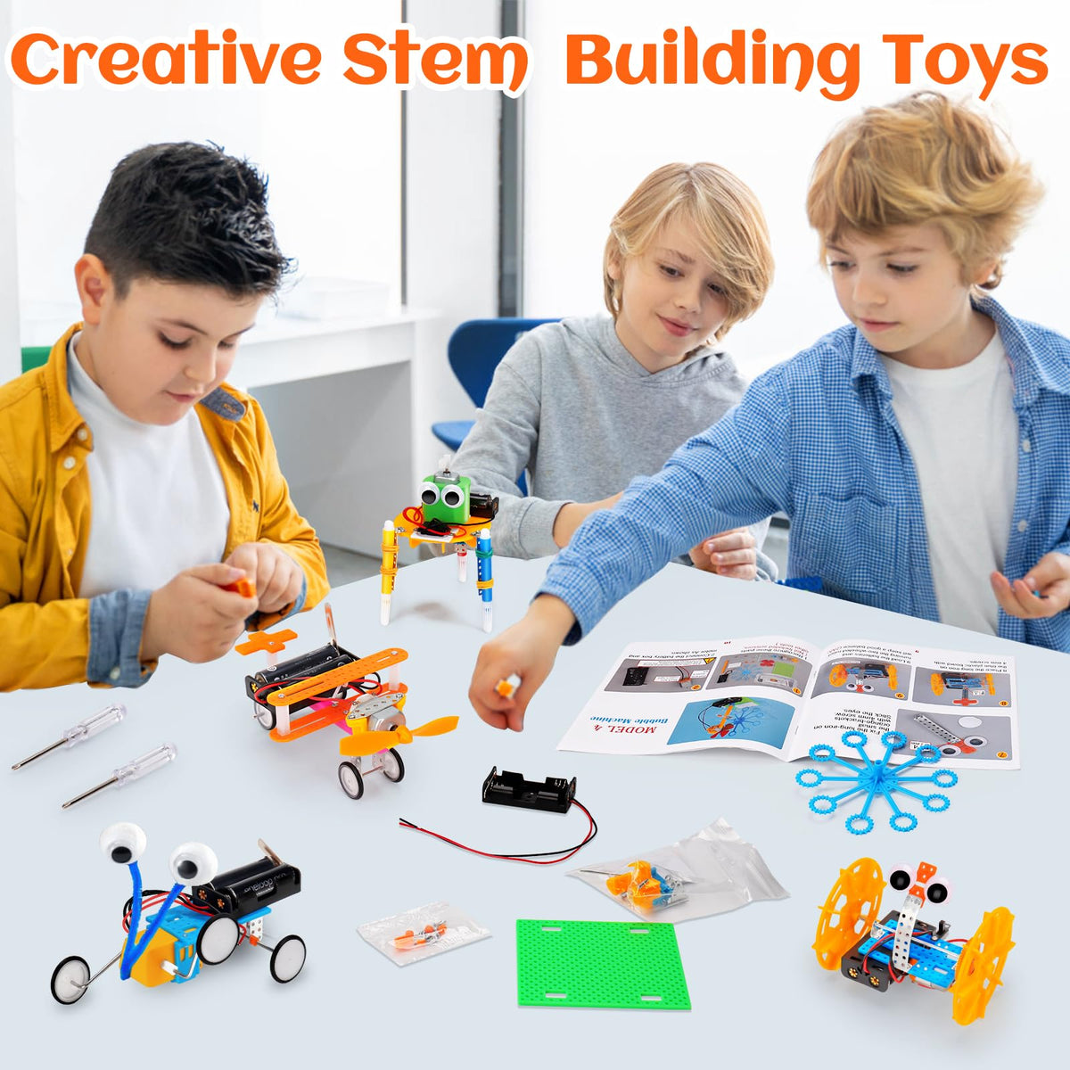 Tsomtto STEM robot kit gift box showing ideal gift for curious kids