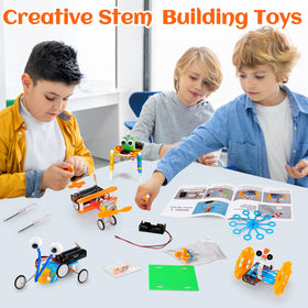 Tsomtto STEM robot kit gift box showing ideal gift for curious kids
