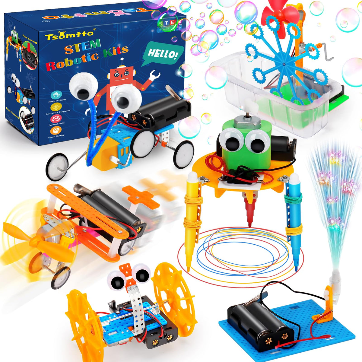 Tsomtto STEM robot kit reptile robot for hands-on learning and creative play
