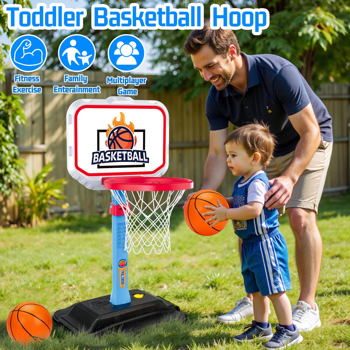 Tsomtto indoor-outdoor hoop showcases versatile play at home or outside