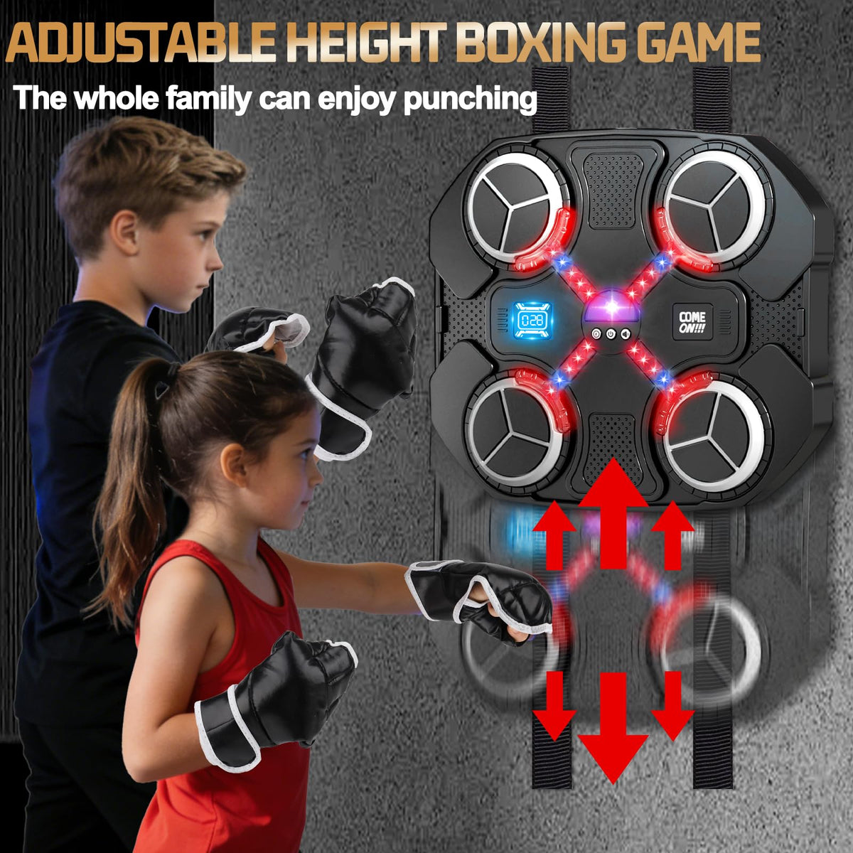 Tsomtto wall-mount Velcro strap enables quick, drill-free setup
