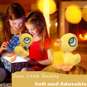 TSRDLVC 9.25-inch duck plush fits small hands for hugs