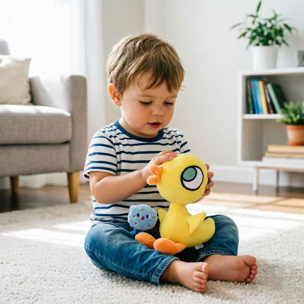 TSRDLVC Cute duck plush perfect bedtime cuddle and playtime