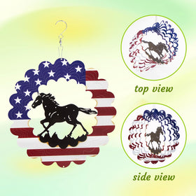 TT & MM gift-ready wind spinner includes gloves and hook for versatile hanging