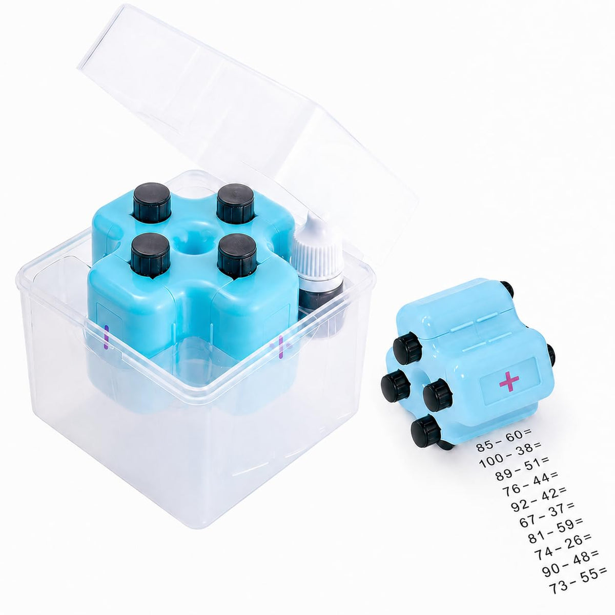 TTKADIY Math Roller Stamp addition focus supports quick at-home practice.