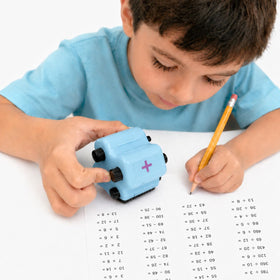 TTKADIY blue design suits classroom use and kid-friendly appeal for math drills.