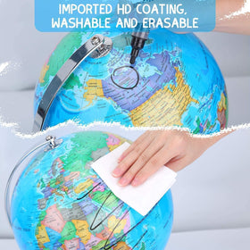 TTKTK globe with removable base for flexible stand-to-tabletop display