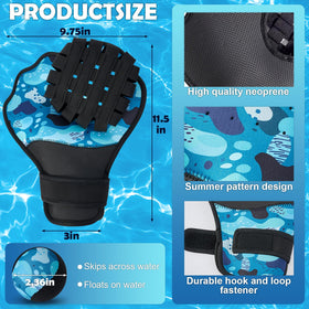 TTQ Water Baseball Gloves ambidextrous design enables easy hand switching.