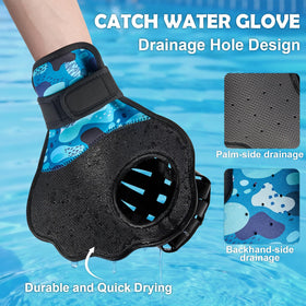 TTQ Water Baseball Gloves with adjustable wrist strap for secure fit.