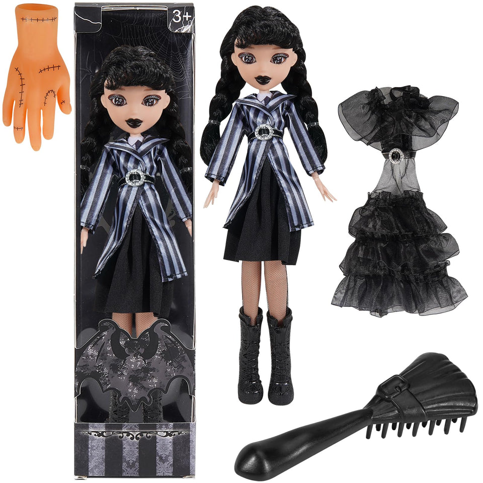 TTSUIMILESS 10-inch doll in academy uniform prompts imaginative play.
