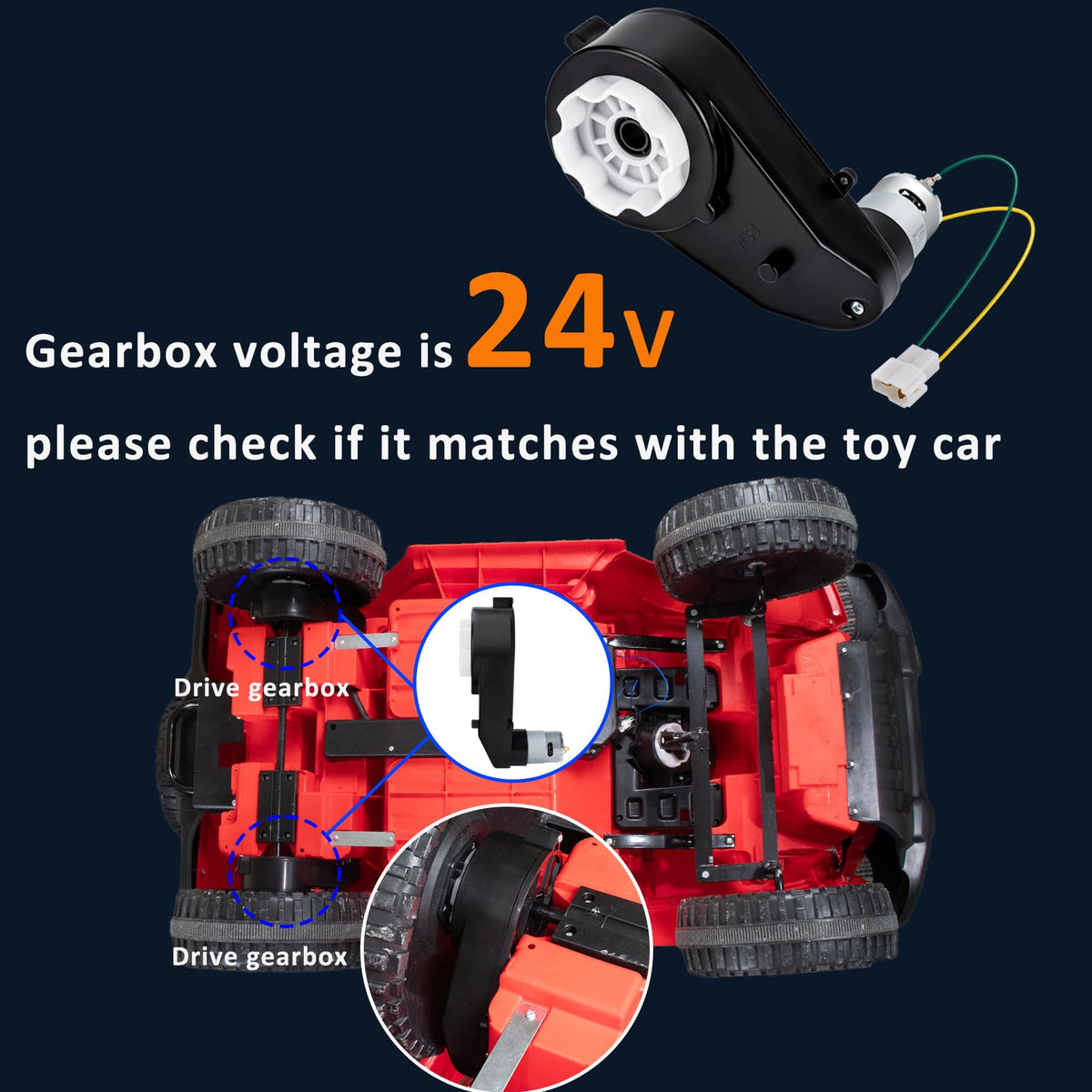 TUAGUI quick-connect gearcase showing tool-free installation for parents