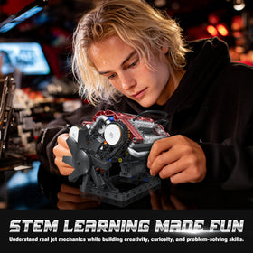 Tuajixz V8 kit offers durable, educational demonstration.
