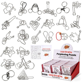Tuauoe metal puzzles boxed set, ready for gifting and display.