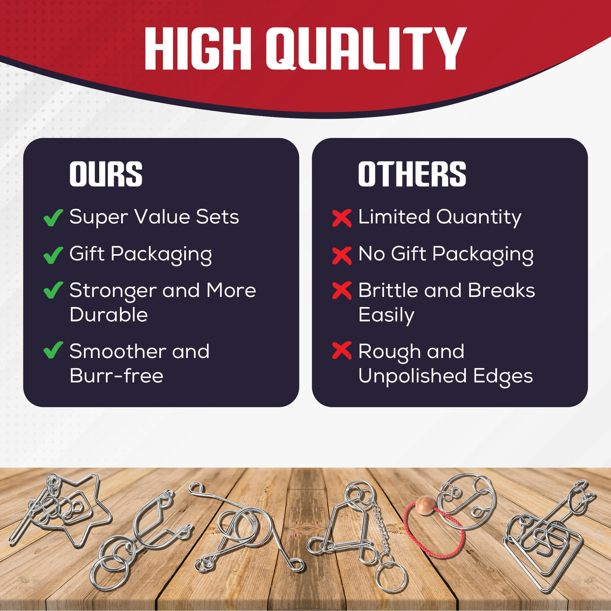 Tuauoe metal puzzles gift idea for all ages and occasions.
