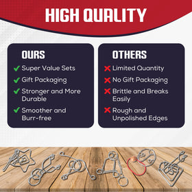 Tuauoe metal puzzles gift idea for all ages and occasions.