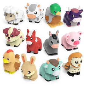 Tub Works Barnyard mold-free cow bath toy for moisture-free squeezable play.