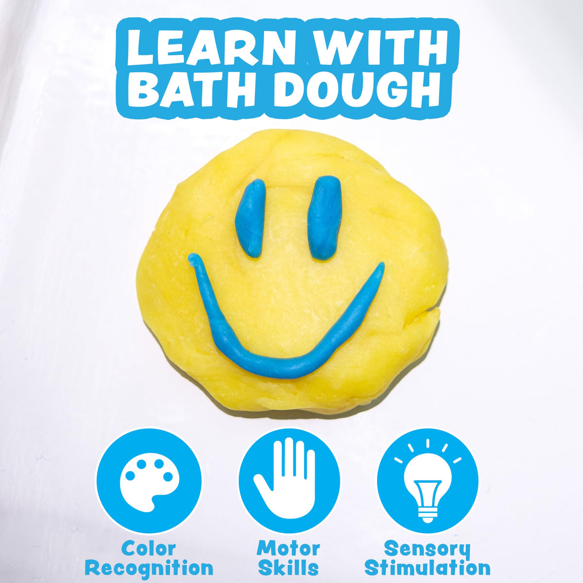 Tub Works Bath Dough colorful textures for hands-on sensory play.