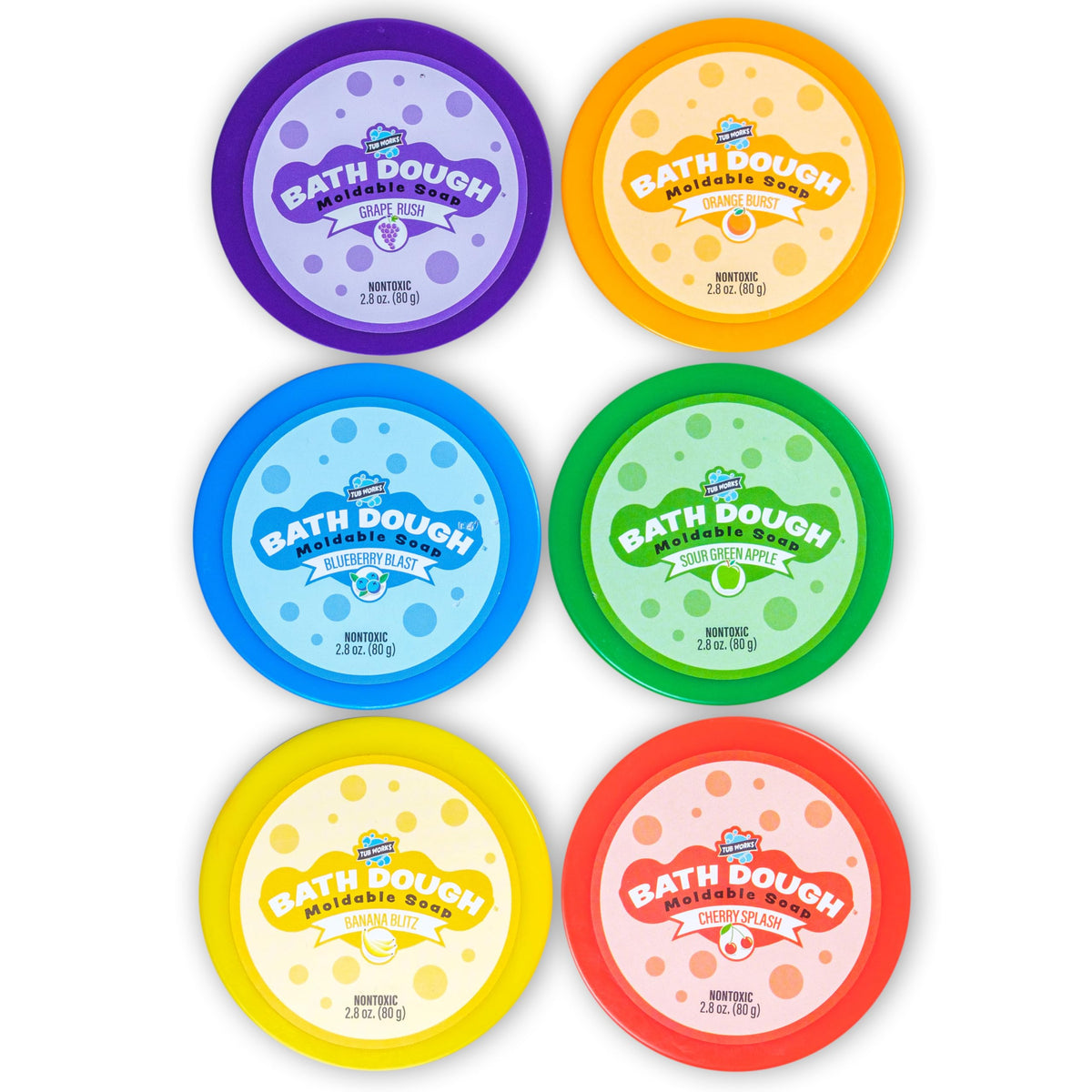 Tub Works Bath Dough grape vibrant purple for creative tub art.