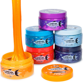Tub Works Cosmic Bath Slime Galactic Wild Berry jar offers stretchy, non-toxic bath fun