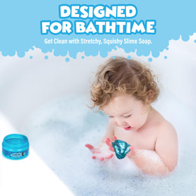 Tub Works Cosmic Bath Slime Milky Way Blueberry jar delivers long-lasting lather for bath time