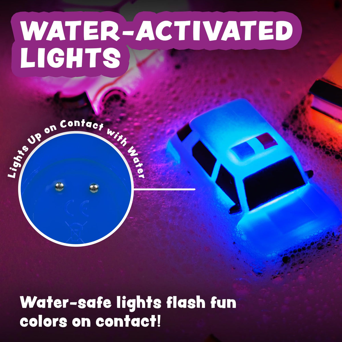 Tub Works Rescue Boat light-up bath toy enhances water play