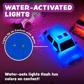 Tub Works Rescue Boat light-up bath toy enhances water play