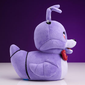 TUBBZ Bonnie cosplaying rubber duck plush is machine washable for easy care.