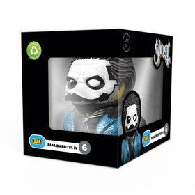 TUBBZ Ghost Papa Emeritus IV boxed edition packaging keeps the collectible pristine.