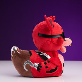 TUBBZ Foxy plush close-up shows soft fabric and detailed coloring