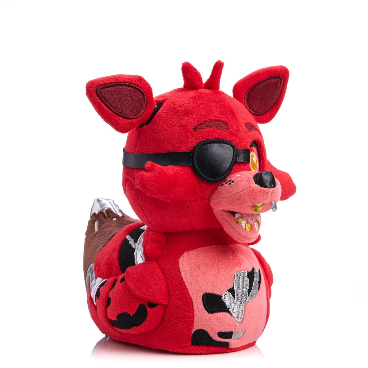 TUBBZ Foxy front-view rubber duck plush, ideal for cuddles and display