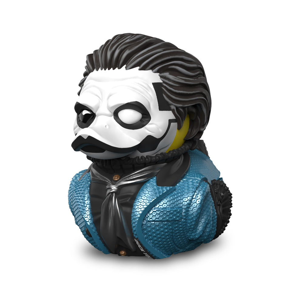 TUBBZ Ghost Papa Emeritus IV duck figure for desk or shelf display.