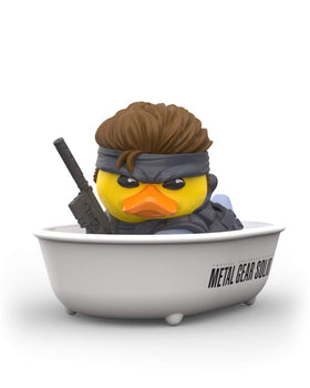 TUBBZ Solid Snake figure stands 9 cm tall, adding compact collectible value.