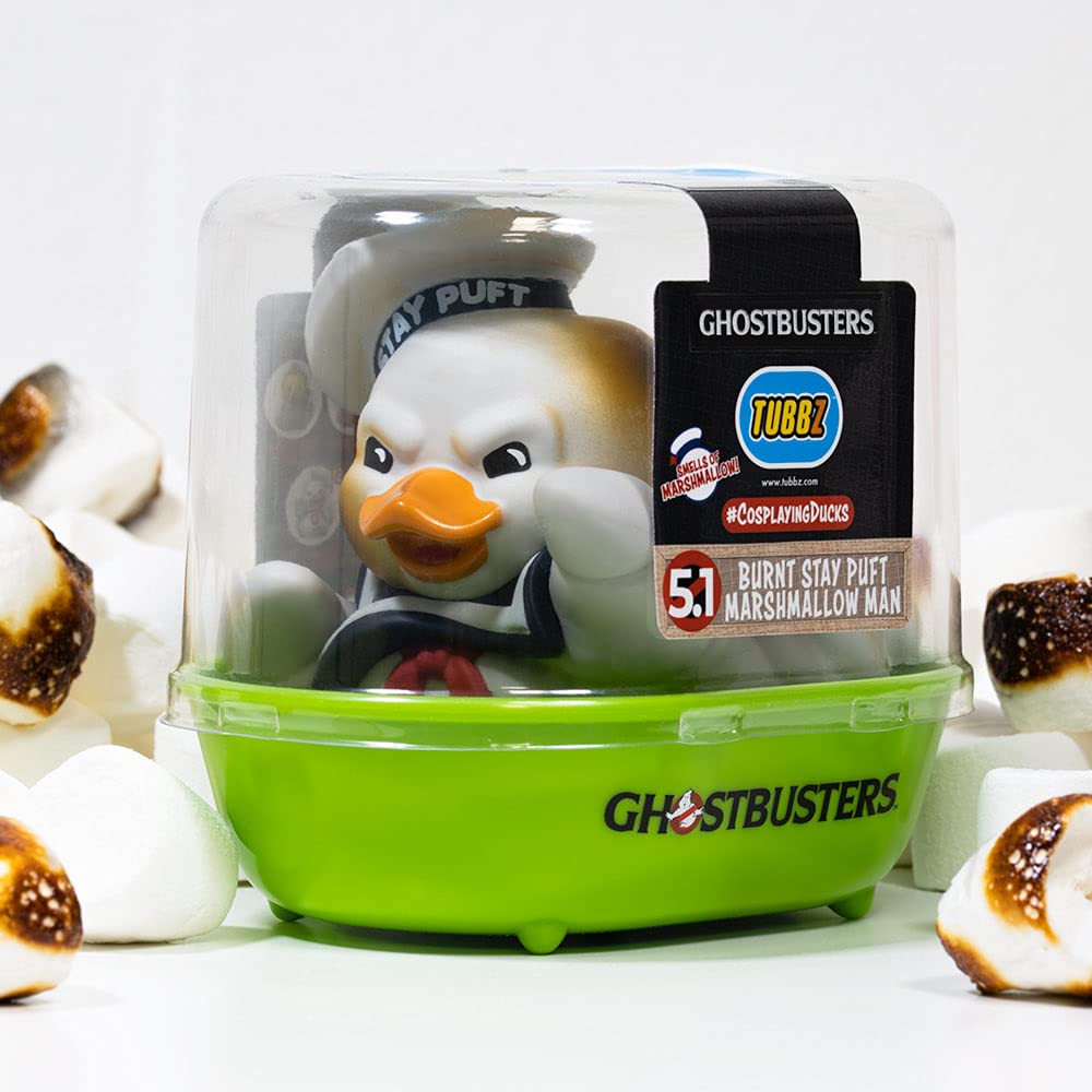 TUBBZ Stay Puft burnt duck for Jeep ducking, eye-catching roadside display.