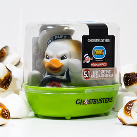 TUBBZ Stay Puft burnt duck for Jeep ducking, eye-catching roadside display.