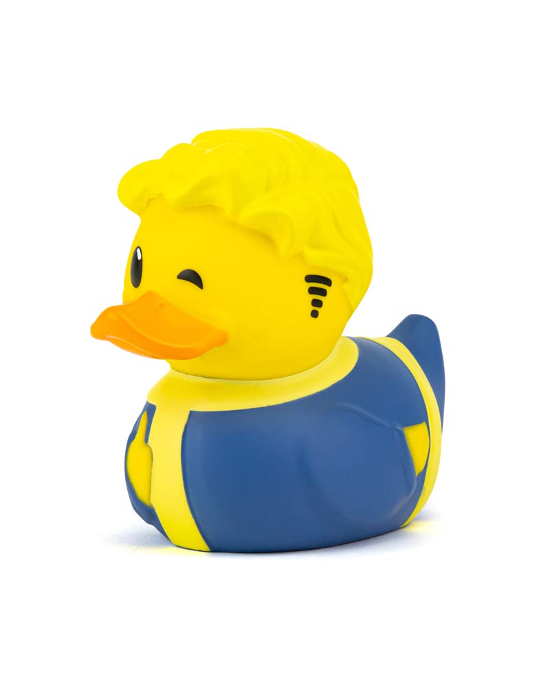 TUBBZ Vault Boy duck outside packaging, ideal for desk or shelf display