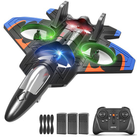 Tubokoro foam RC airplane front view with guards for safe beginner flights.