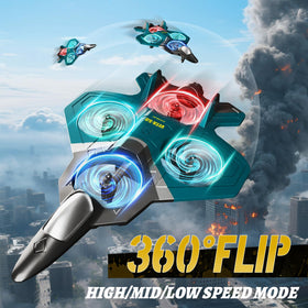 Tubokoro RC Plane with LED night lights for dazzling evening flights.