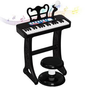Tucraew 37-key kids piano with microphone for singing while playing