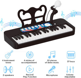 Tucraew music stand and audio cable for playing along with devices