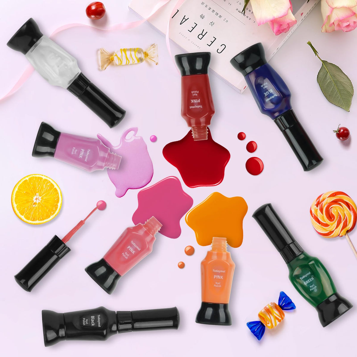 Tudaymol nail stickers offer easy decorations for personalized looks.